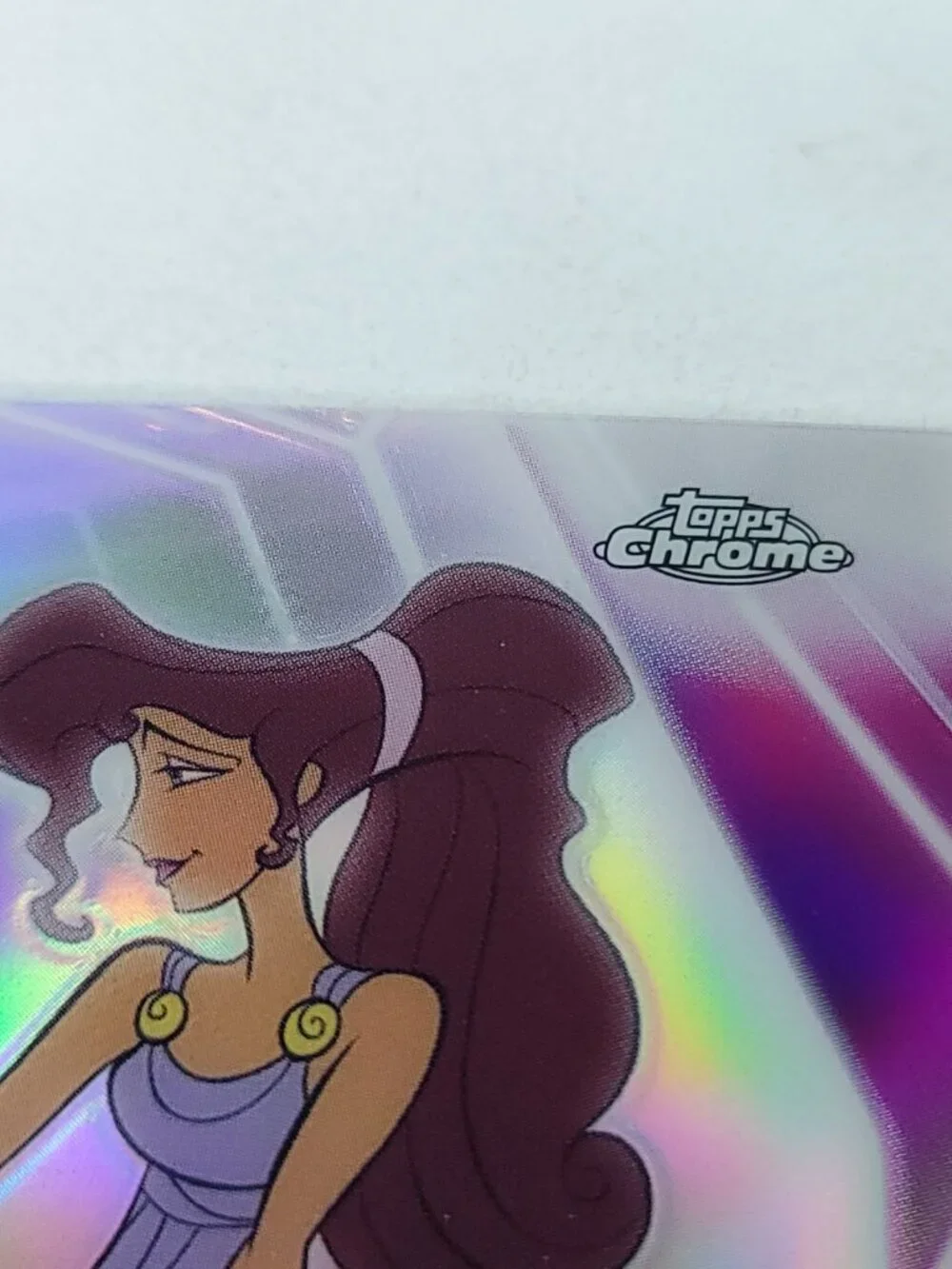 Megara Topps 2026 Disney Neon Holo Chrome Refractor Limited 035/199 CNE